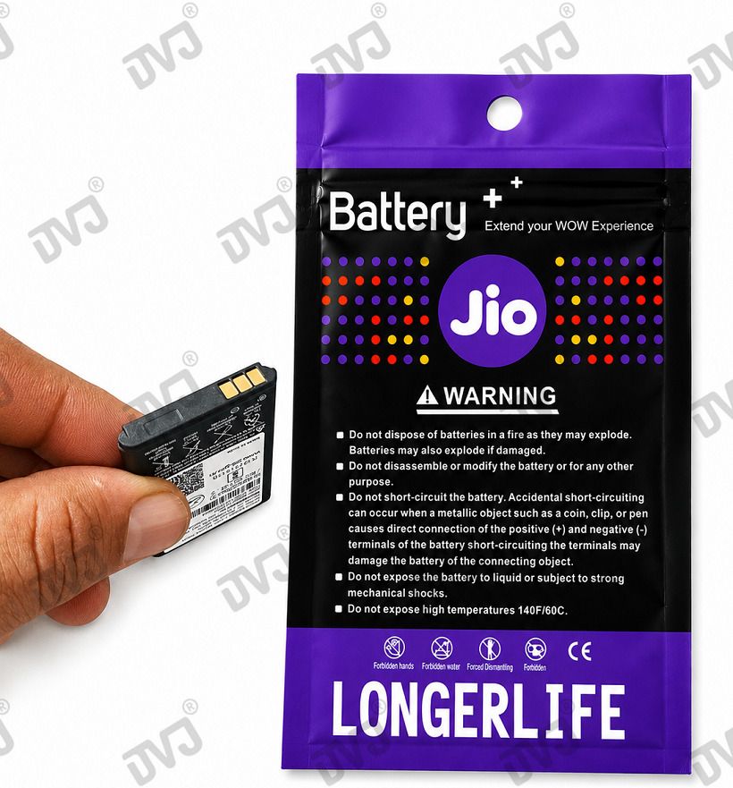 DVJ Mobile Battery For JIO JIO KARBON BHRAT K1 4G::JIO BHARAT V2 4G::JIO BHARAT V3 4G::JIO BHARAT V4 4G-picture-11