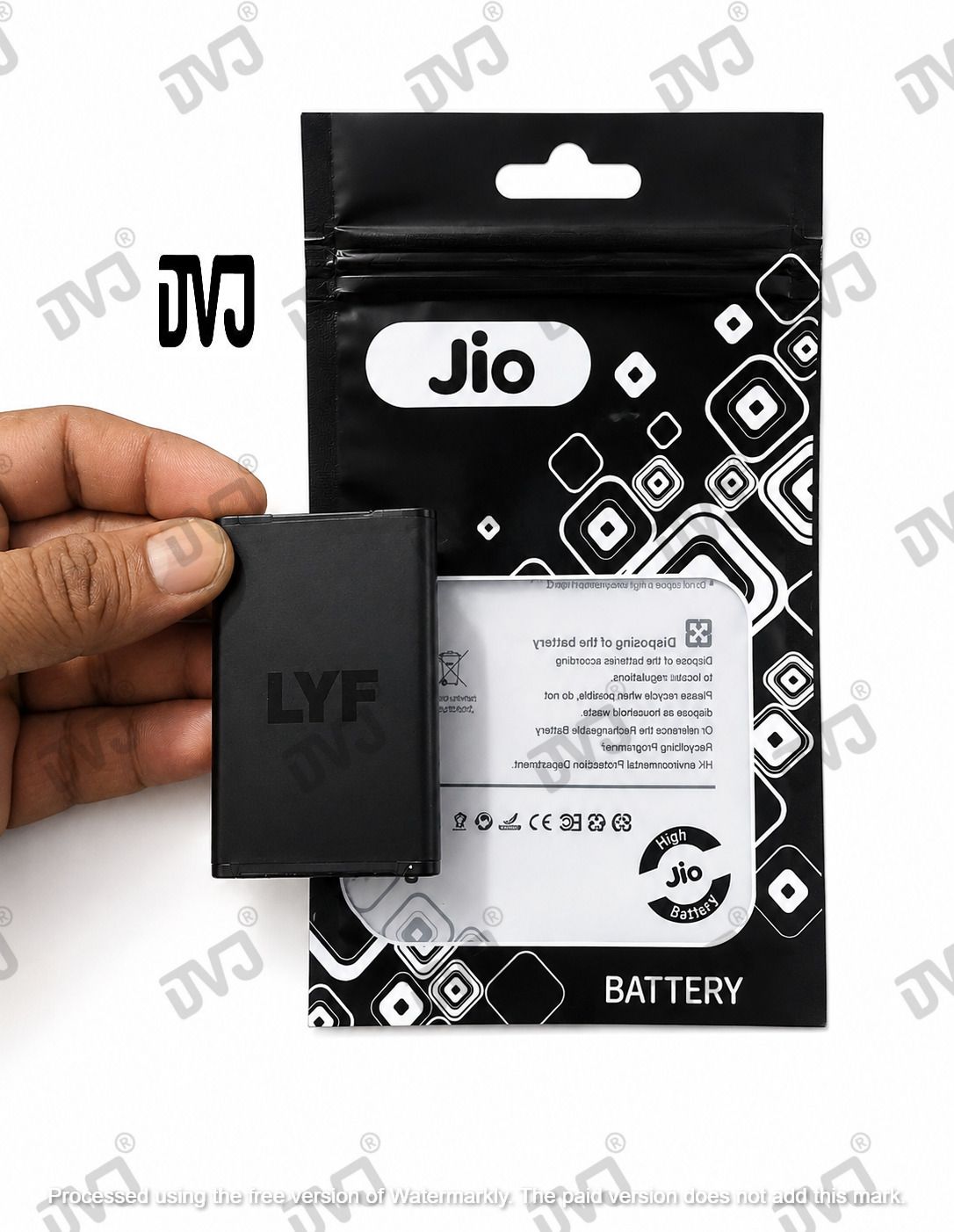 DVJ Mobile Battery For JIO / LYF Original Mobile Battery Compatible for Jio Keypad 2000mAh-All Jio Keypad Model-image-47