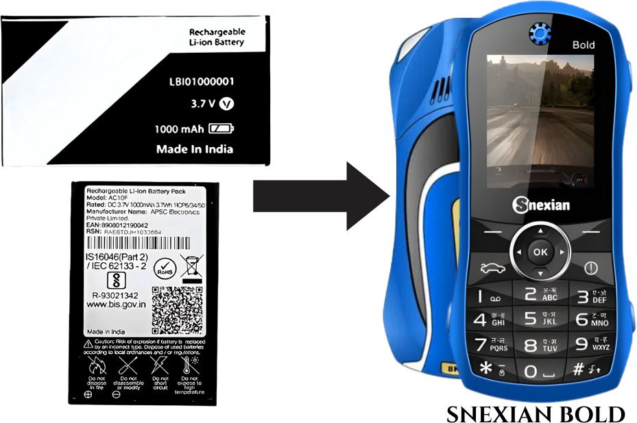 plugkit Mobile Battery For SNEXIAN BOLD-image-17