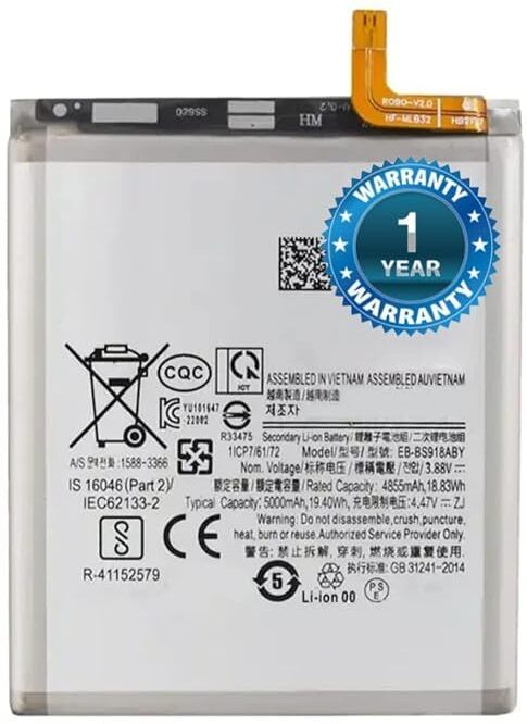 QCWITRO Mobile Battery For Original EB-BS918ABY Battery for Samsung Galaxy S23 Ultra SM-S918B, SM-S918B/DS SM-S918N, SM-S9180, SM-S918E, Battery with 1 Year Warranty-image-43