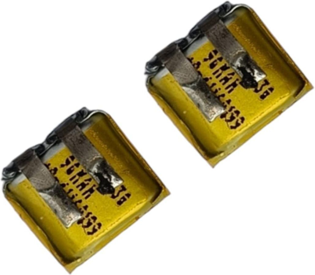 SixOhms Mobile Battery For 3.7V 90mAh Mini Rechargeable Li-Polymer Battery for TWS Earbuds Bluetooth Headphones Smart Devices (Pack of 2)-image-32