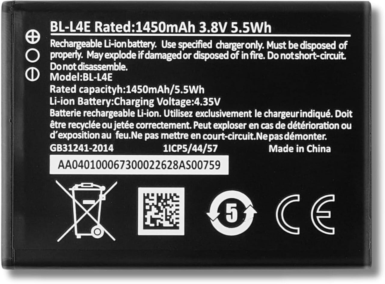 EVOLIX Mobile Battery For BL-l4e (1020mAh) Compatible with nokia 1208,1600,2300,3120-picture-19