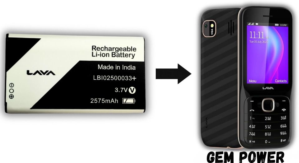 plugkit Mobile Battery For LAVA GEM POWER-image-2