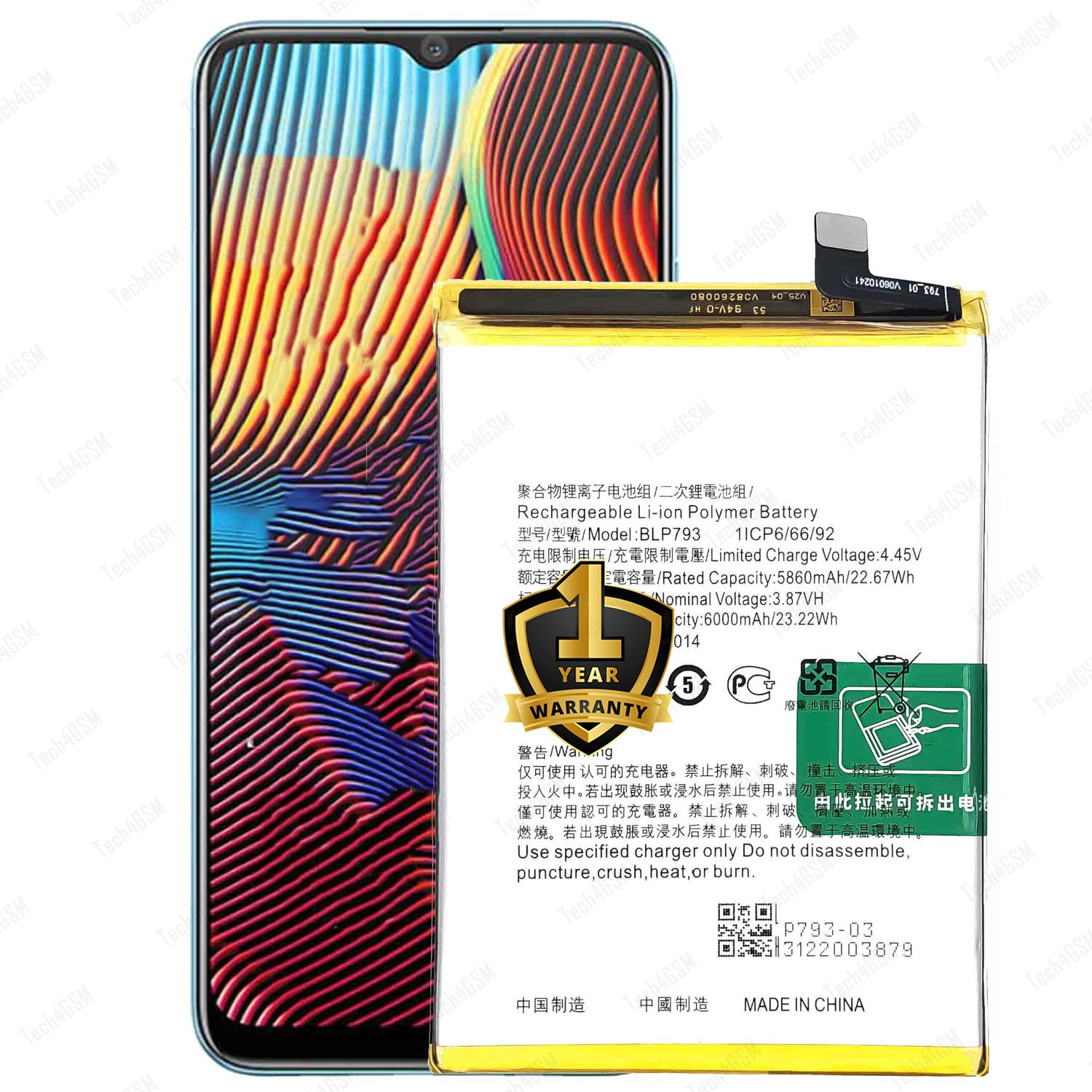 Ximytec Mobile Battery For Realme Realme C15/ C12/ Narzo 20/ Narzo 30A/ C11/ C25 / C25s/Narzo 50A-image-44