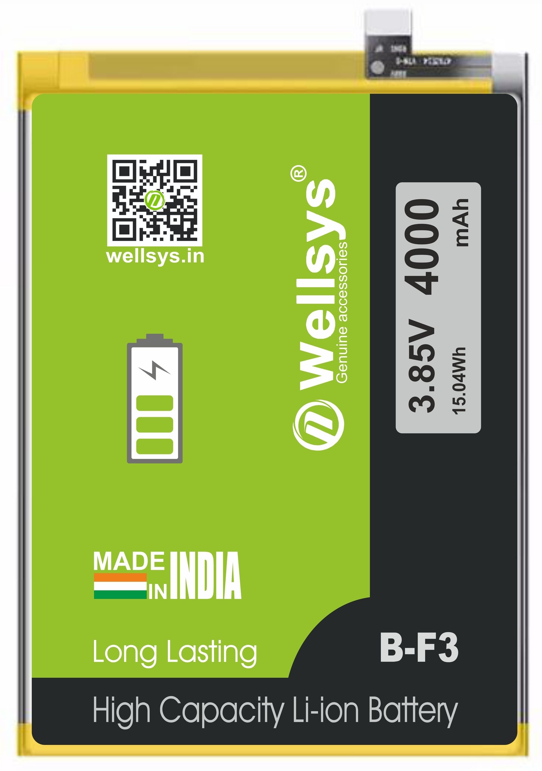 WELLSYS Mobile Battery For VIVO Y91 / Y93 / Y95 / Y93S / Y91C / Y90 / Y1S B-F3 (4000MAH)-image-13