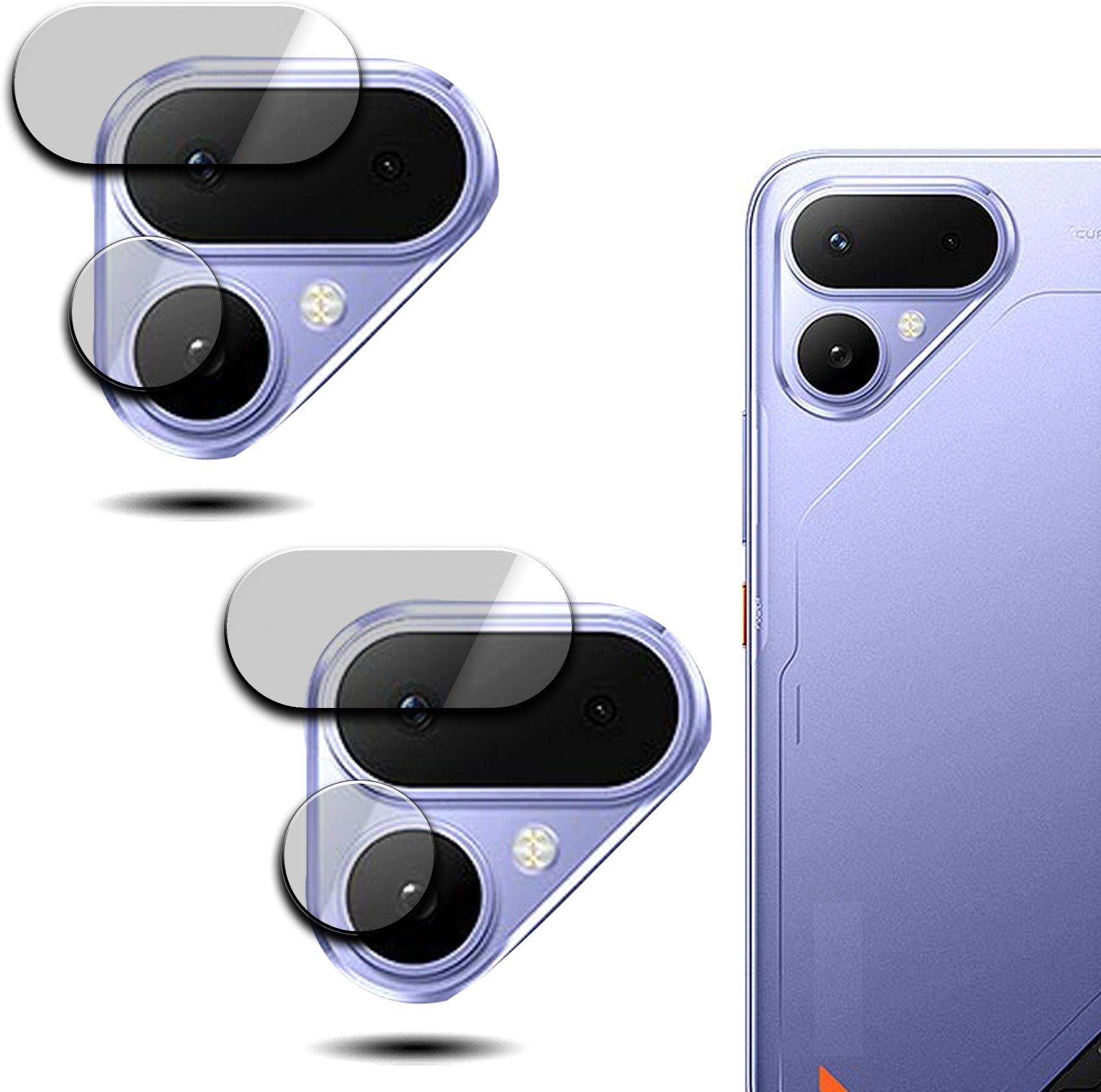 Mobicluess Back Camera Lens Glass Protector for Tecno Pova Curve 2 5G-picture-13
