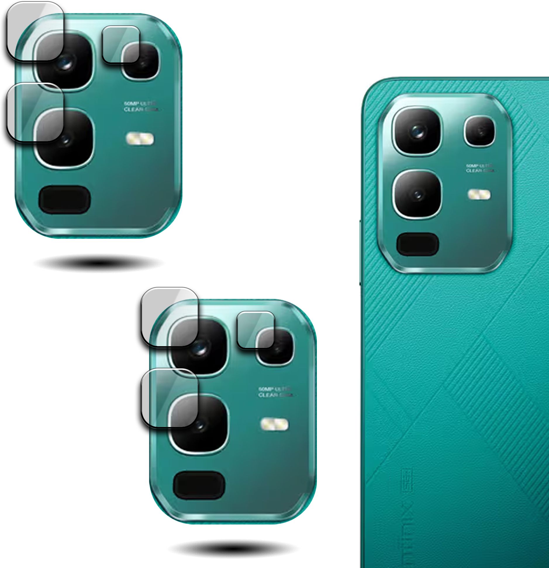 A-star Back Camera Lens Glass Protector for Infinix Note 50x 5G+-picture-16