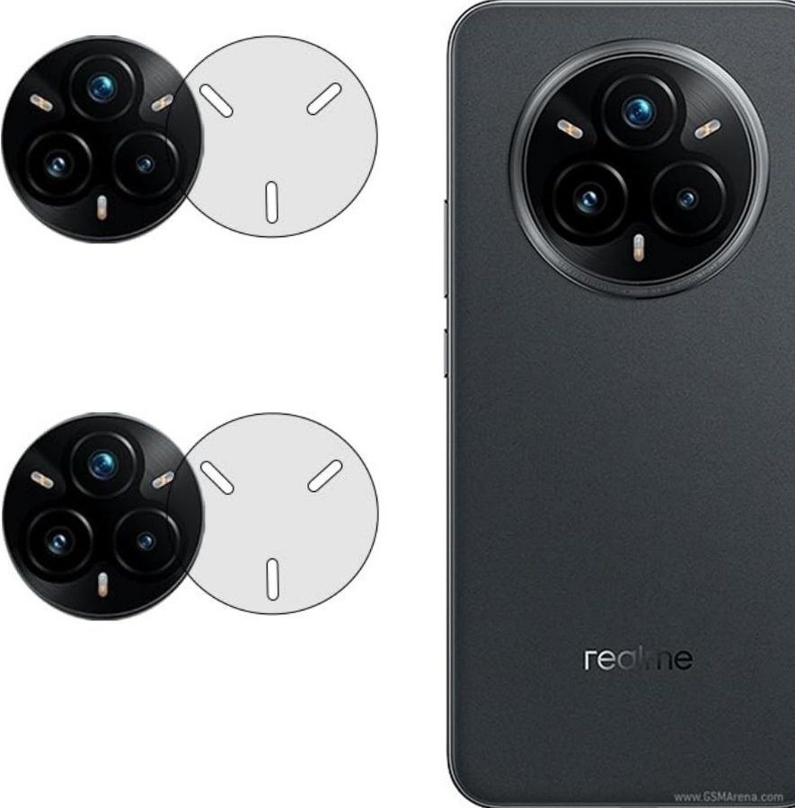 RANKART Back Camera Lens Glass Protector for Realme 14 Pro / Realme 14 Pro Plus With 9H Hardness, Air Bubble Free, Ultra HD