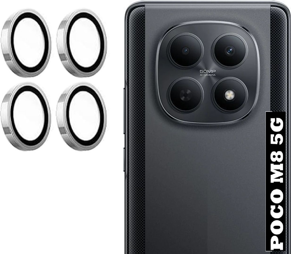 O2MG Back Camera Lens Glass Protector for POCO M8 5G-image-40