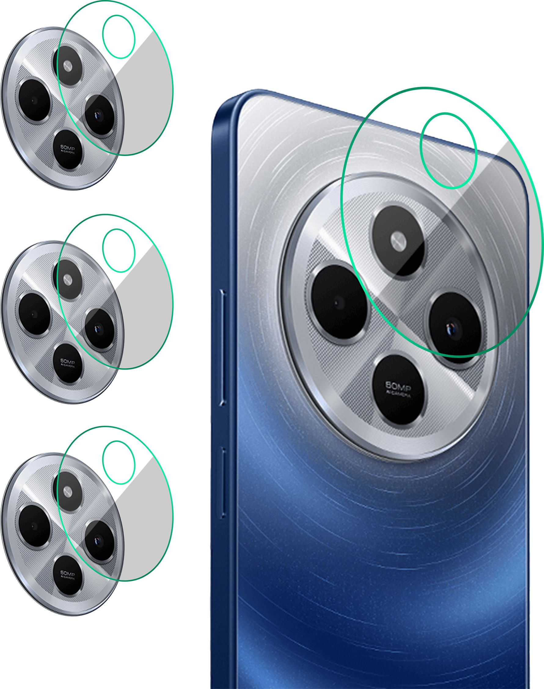 Nazomi Tech Back Camera Lens Glass Protector for Xiaomi Redmi 14C-image-9