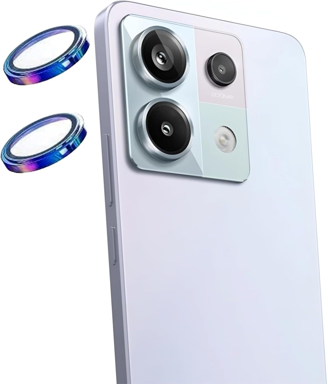 Tech Konnect Back Camera Lens Ring Guard Protector for Redmi note 13 Pro, Camera Ring For Redmi Note 13 Pro image 1