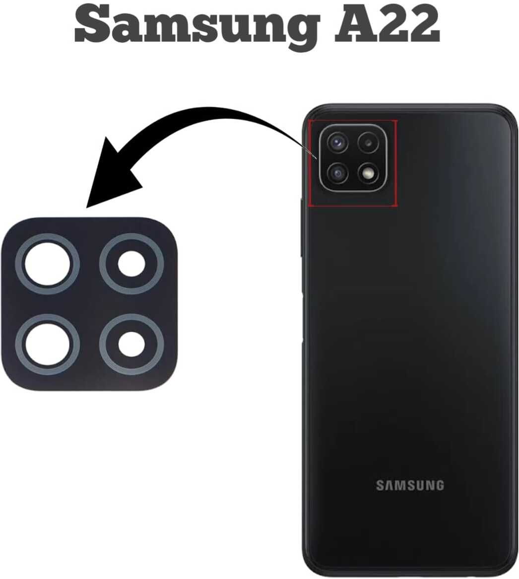 A R Enterprise Back Camera Lens Glass Protector for SAMSUNG A22-image-34