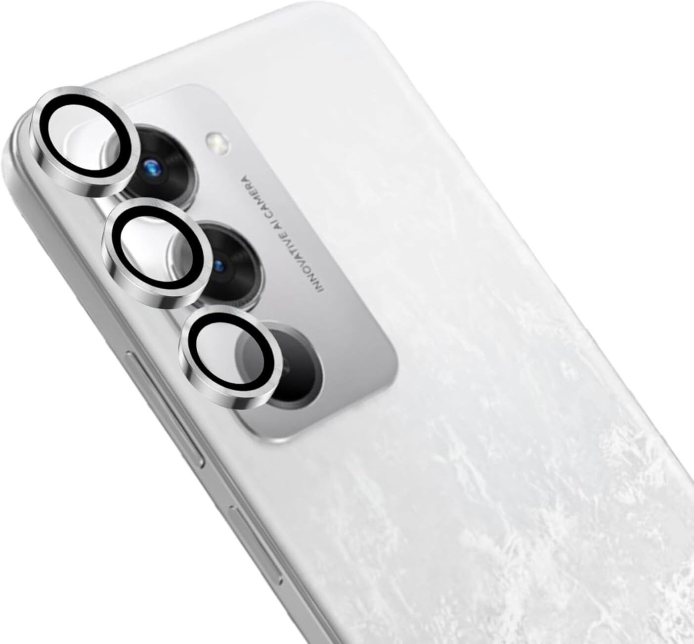 GIFROTECH Back Camera Lens Glass Protector for REDMI 15C 5G SILVER CAMERA LENS PROTECTOR RING-image-43