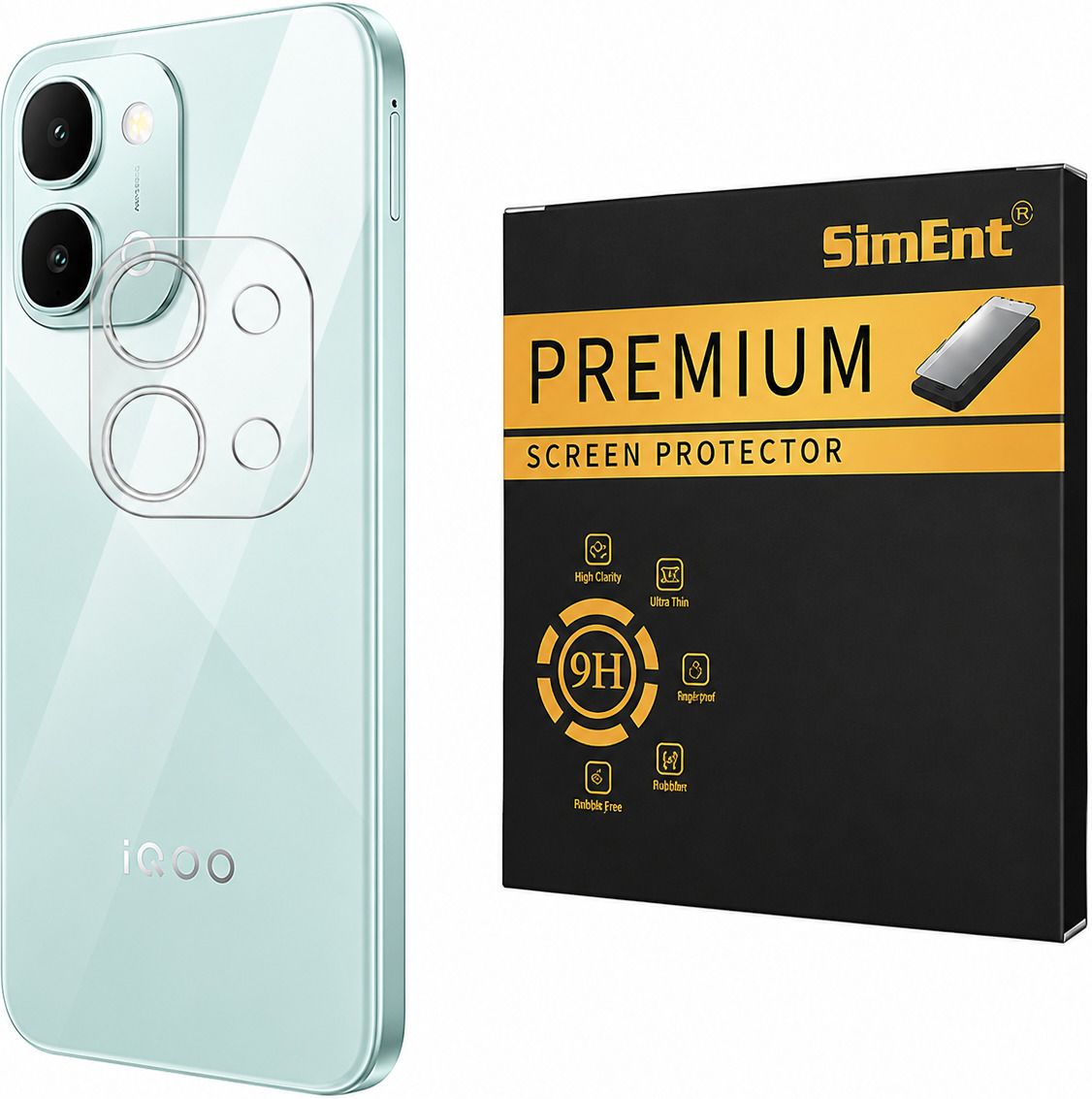 SimEnt Back Camera Lens Glass Protector for Vivo IQOO Z11x, 9H Flexible Guard, Protecting the Camera-picture-33