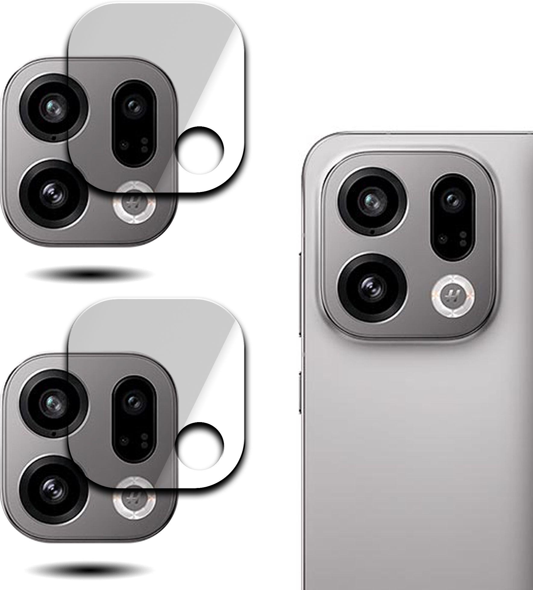 A-star Back Camera Lens Glass Protector for Oppo Find X9-image-1