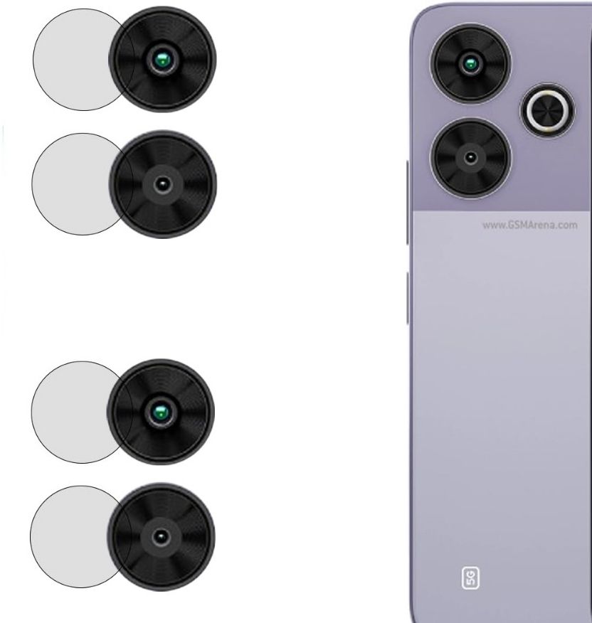 RANSINT Back Camera Lens Glass Protector for Poco M6 Plus 5G With 9H Hardness, Air Bubble Free, Ultra HD-picture-15