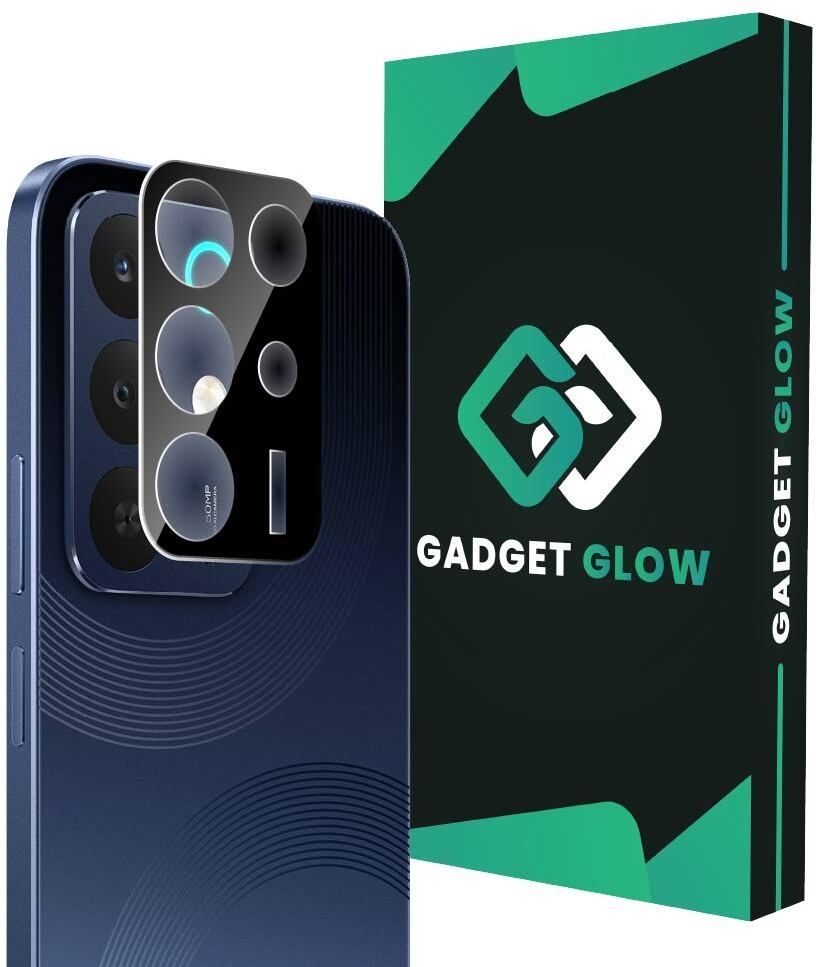 Gadget Glow Back Camera Lens Glass Protector for Realme 15X 5G, Realme 15X, Black Camera Lens-image-46