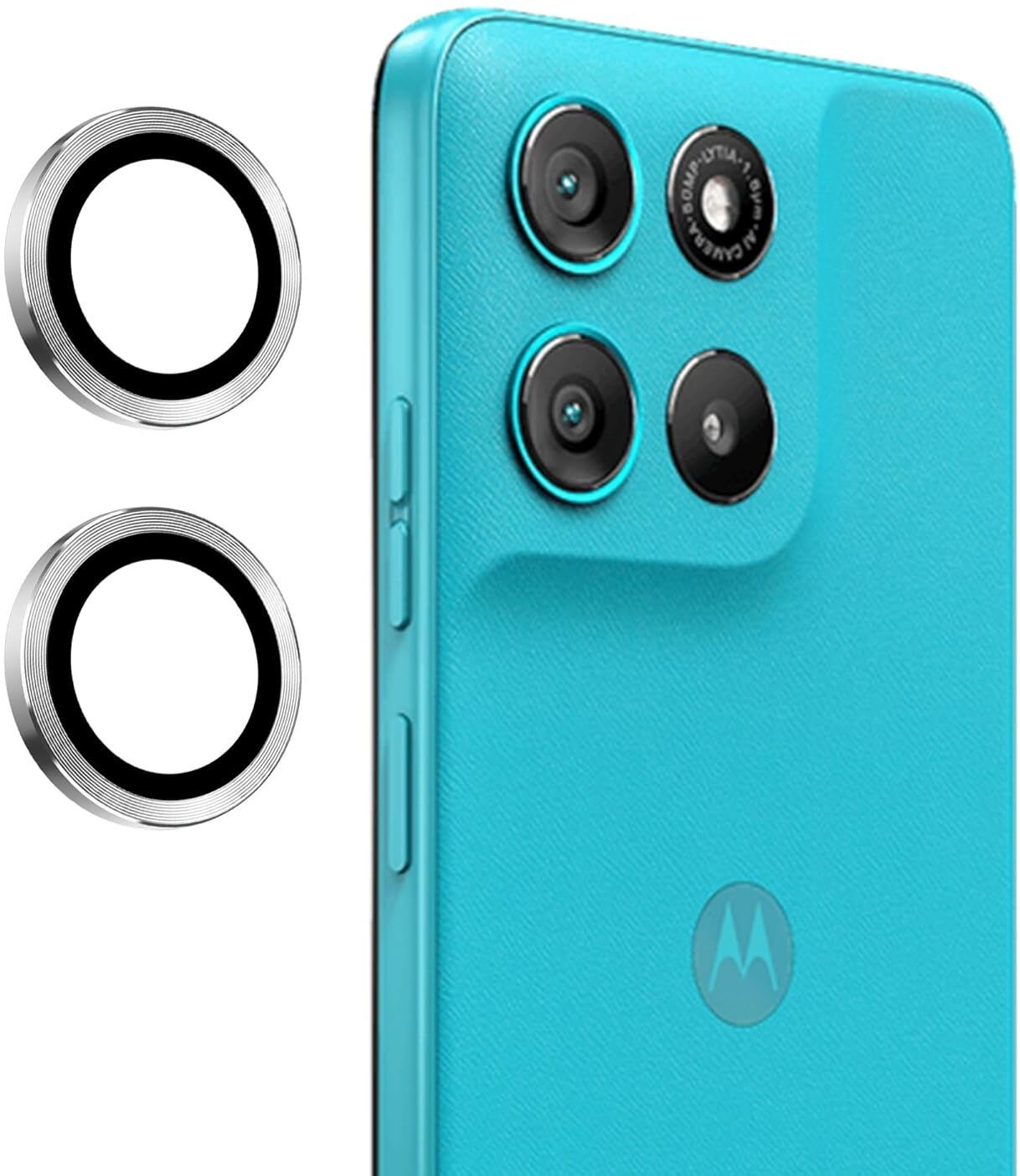 O2MG Back Camera Lens Ring Guard Protector for MOTOROLA g57 power 5G-picture-21