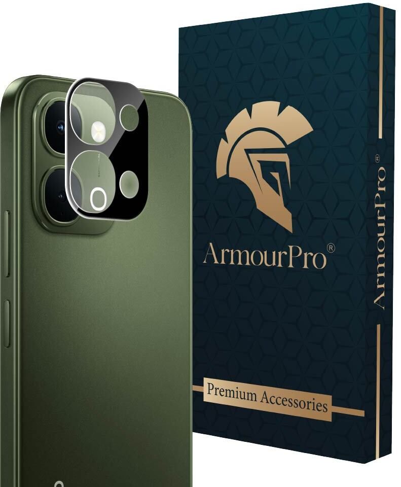 ArmourPro Back Camera Lens Glass Protector for Vivo T5x 5G, Vivo T5x, Black Camera Lens-image-43