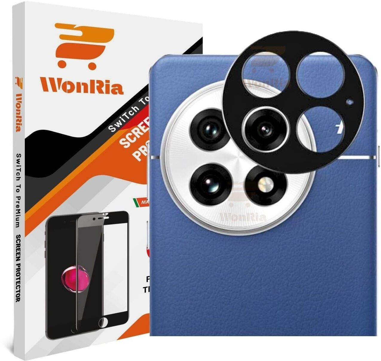 WonRia Back Camera Lens Glass Protector for OnePlus 13 5G, OnePlus 13 Camera-image-11