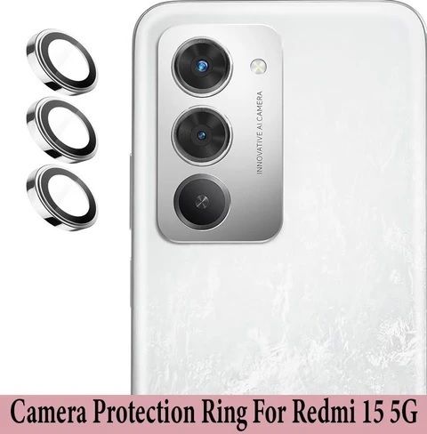 Caseline Back Camera Lens Ring Guard Protector for Redmi 15 5G-image-12