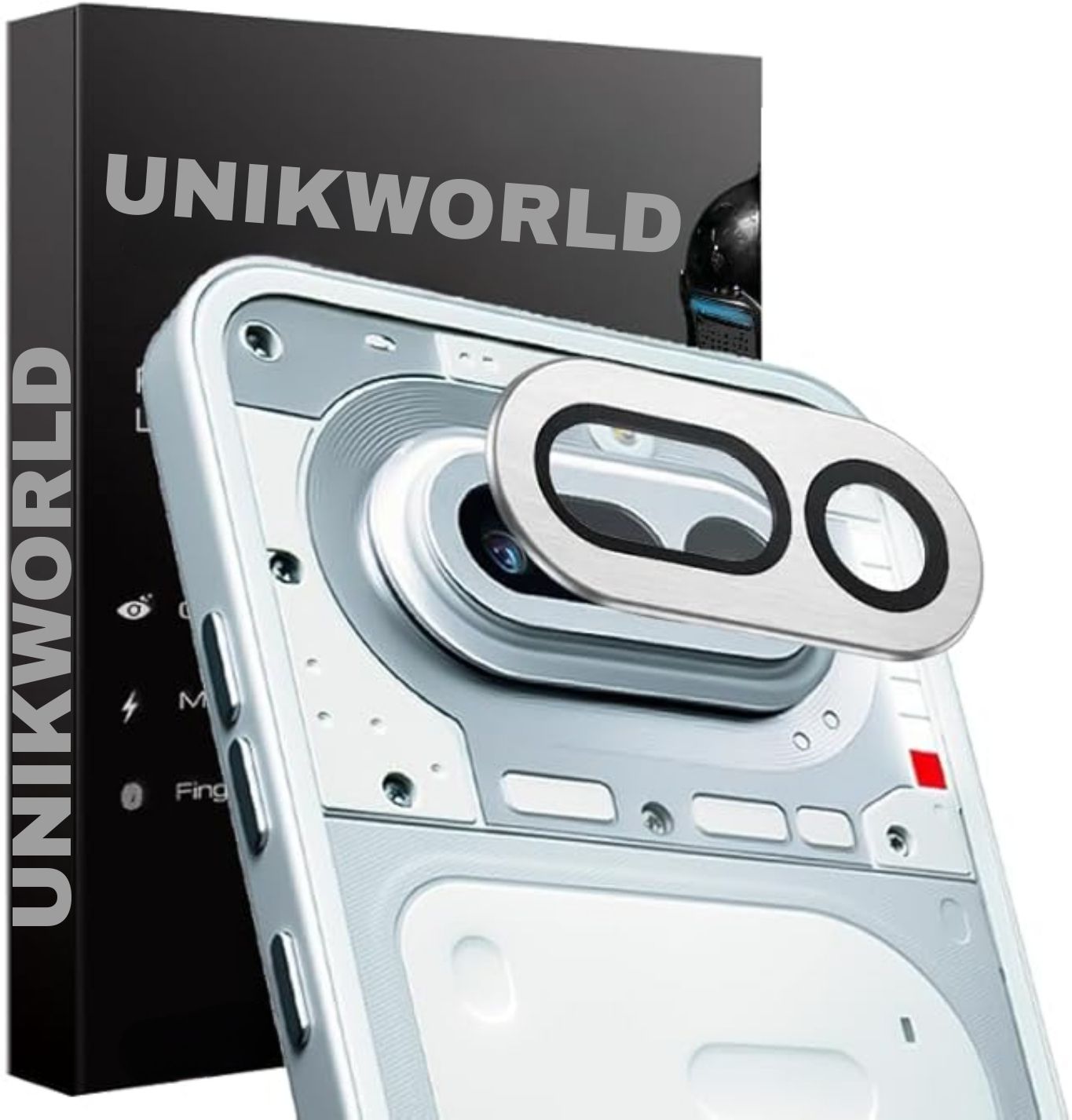 UNIKWORLD Back Camera Lens Ring Guard Protector for Nothing Phone 4A Camera Lens Protection Rings – Ultra Thin, Strong Adhesive-image-40