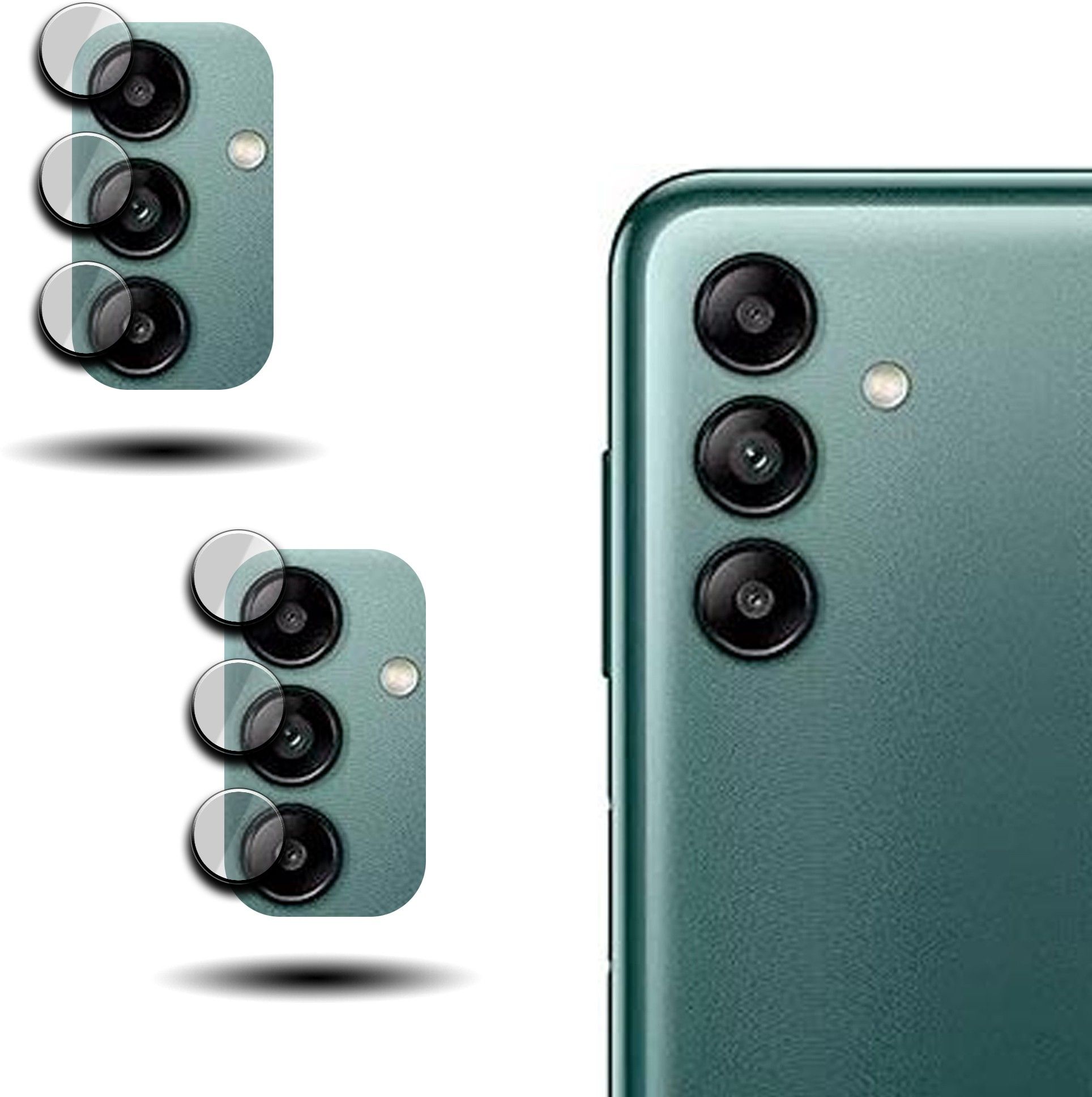 ASTARD Back Camera Lens Glass Protector for Samsung Galaxy A04s-image-3