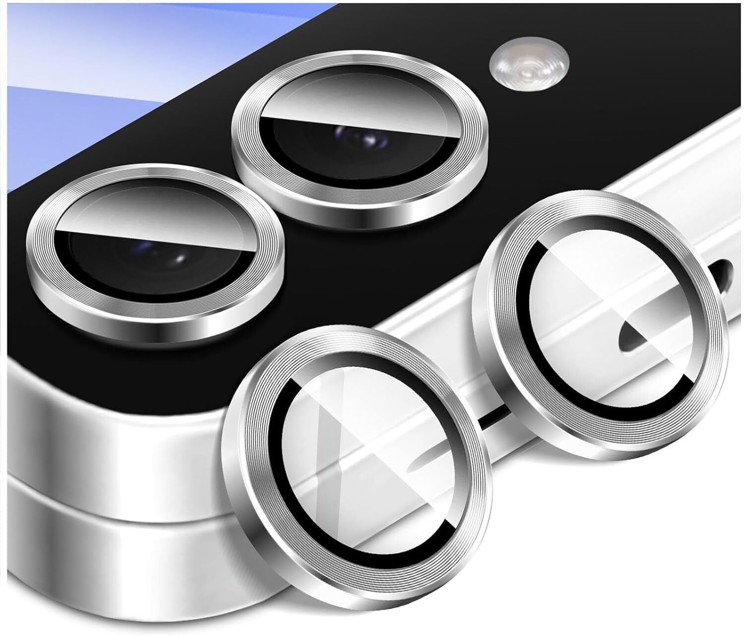 CRUNK Back Camera Lens Glass Protector for SAMSUNG GALAXY Z FLIP 6 5G SILVER CAMERA LENS PROTECTOR RING-image-19