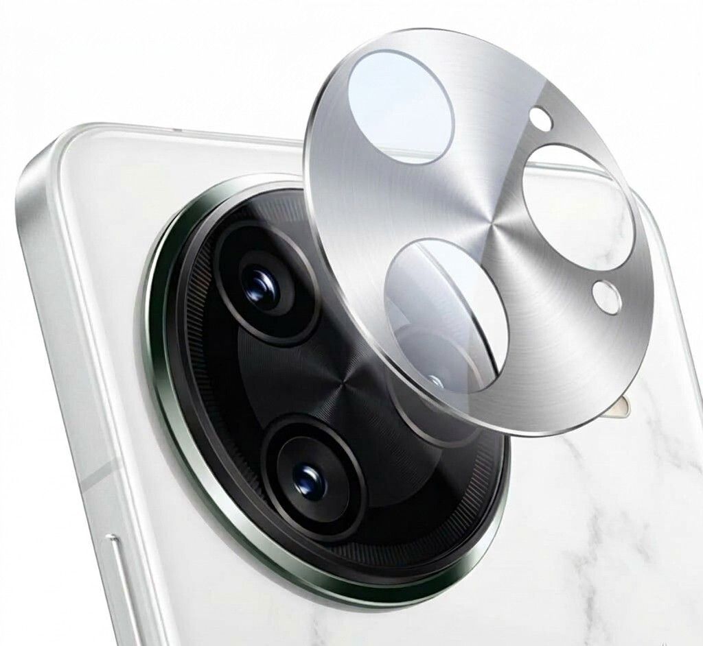 TELESHIELD Back Camera Lens Glass Protector for REDMI K80 PRO 5G SILVER CAMERA LENS PROTECTOR RING-picture-12