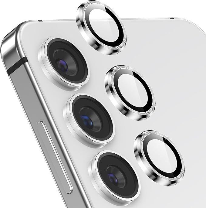 TELESHIELD Back Camera Lens Glass Protector for SAMSUNG GALAXY S25 FE 5G SILVER CAMERA LENS PROTECTOR RING-picture-21