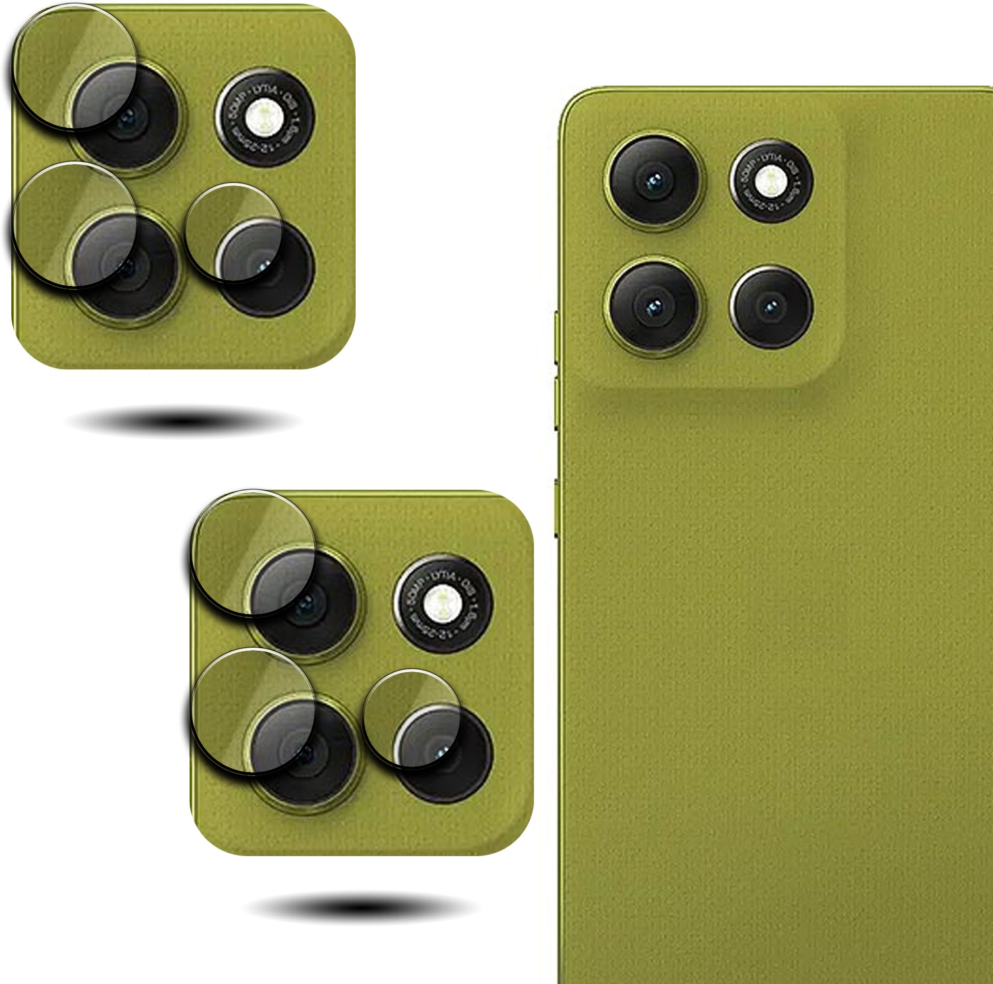 Mobicluess Back Camera Lens Glass Protector for Motorola Moto G57 Power 5G