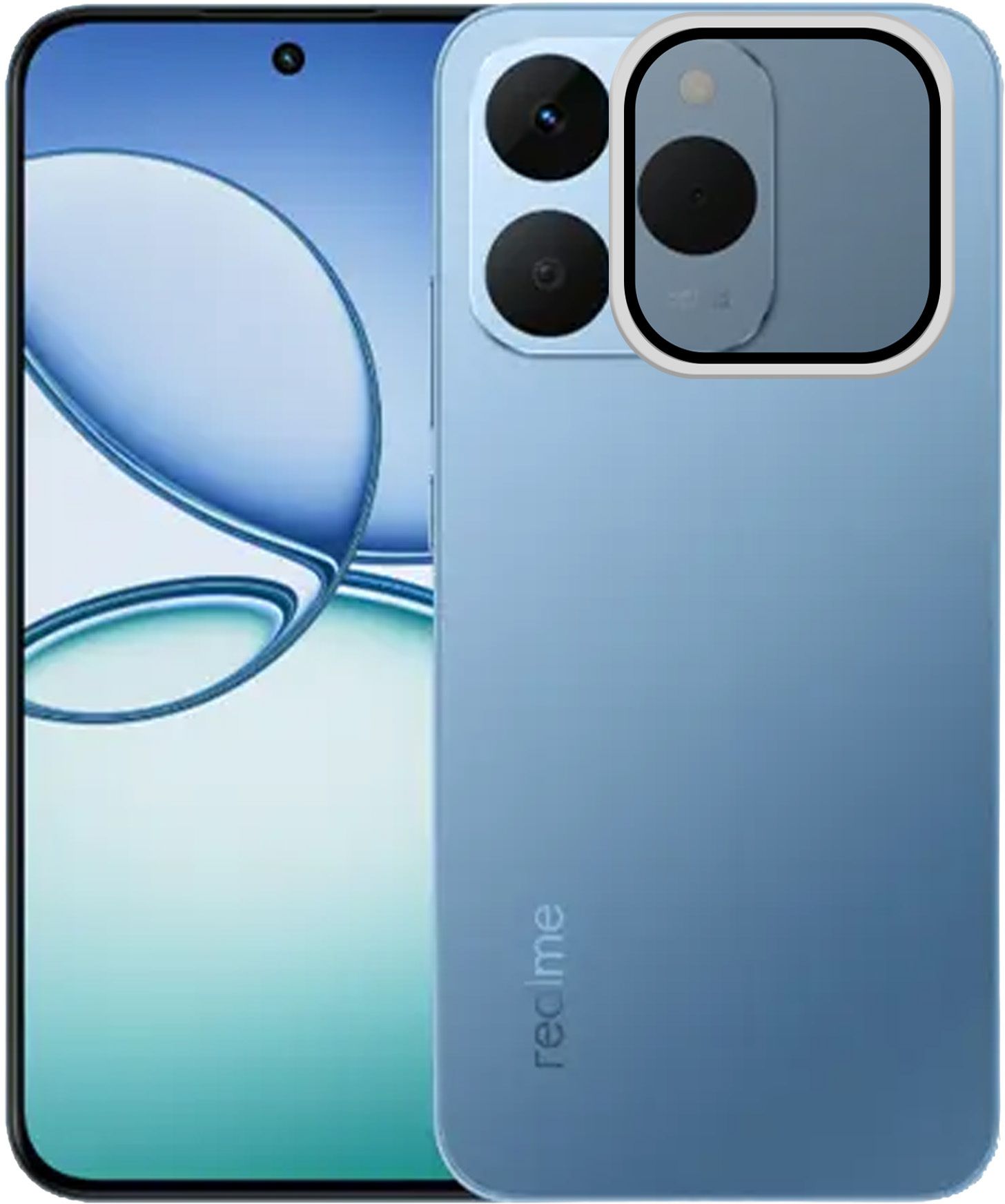 TELESHIELD Back Camera Lens Glass Protector for REALME 15T 5G SILVER CAMERA LENS PROTECTOR RING-picture-19