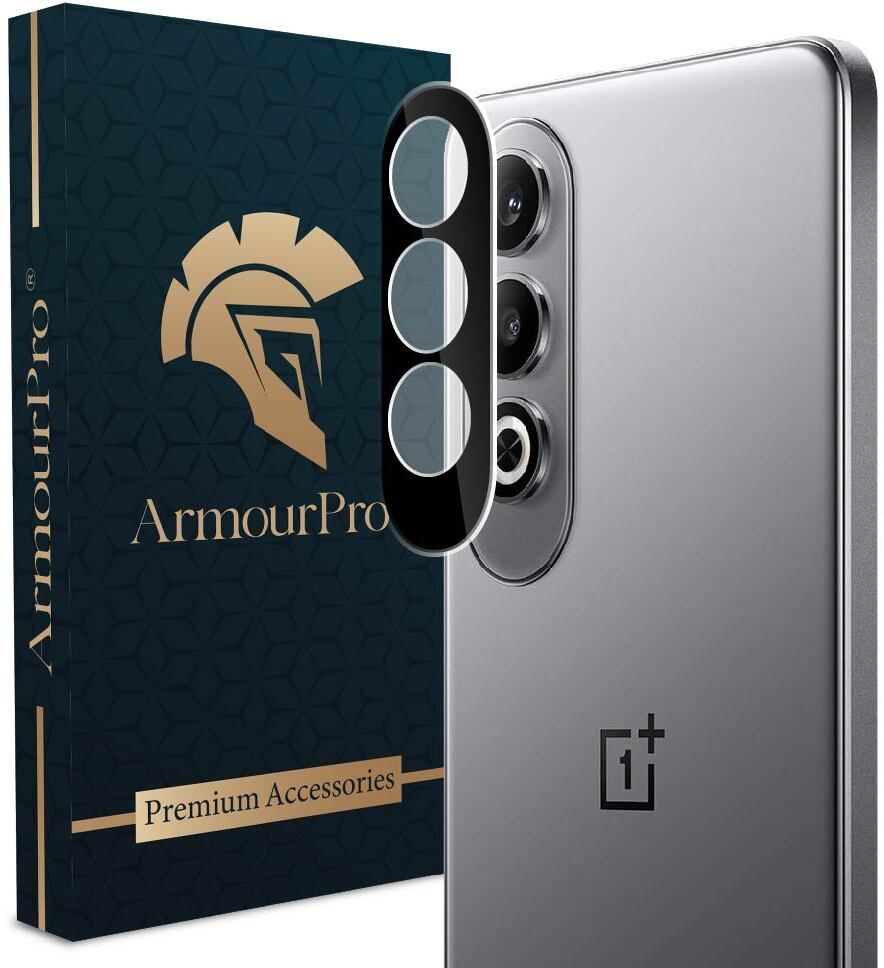 ArmourPro Back Camera Lens Glass Protector for OnePlus Nord CE 4 5G, Nord CE 4 5G, Nord CE4, Black Camera Protector-image-45