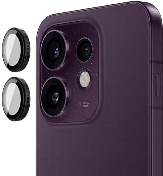 UNIKWORLD Back Camera Lens Ring Guard Protector for Oppo Reno 16 Camera Lens Protector Rings – 9H Tempered Glass-image-39