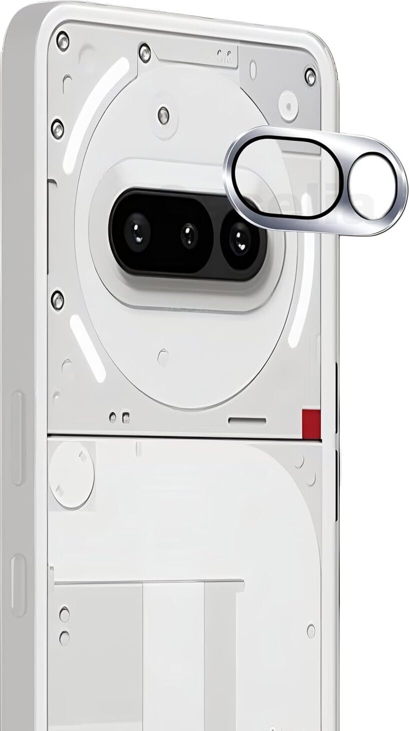 BLATE Back Camera Lens Glass Protector for NOTHING PHONE 3A SILVER CAMERA LENS PROTECTOR RING-image-38