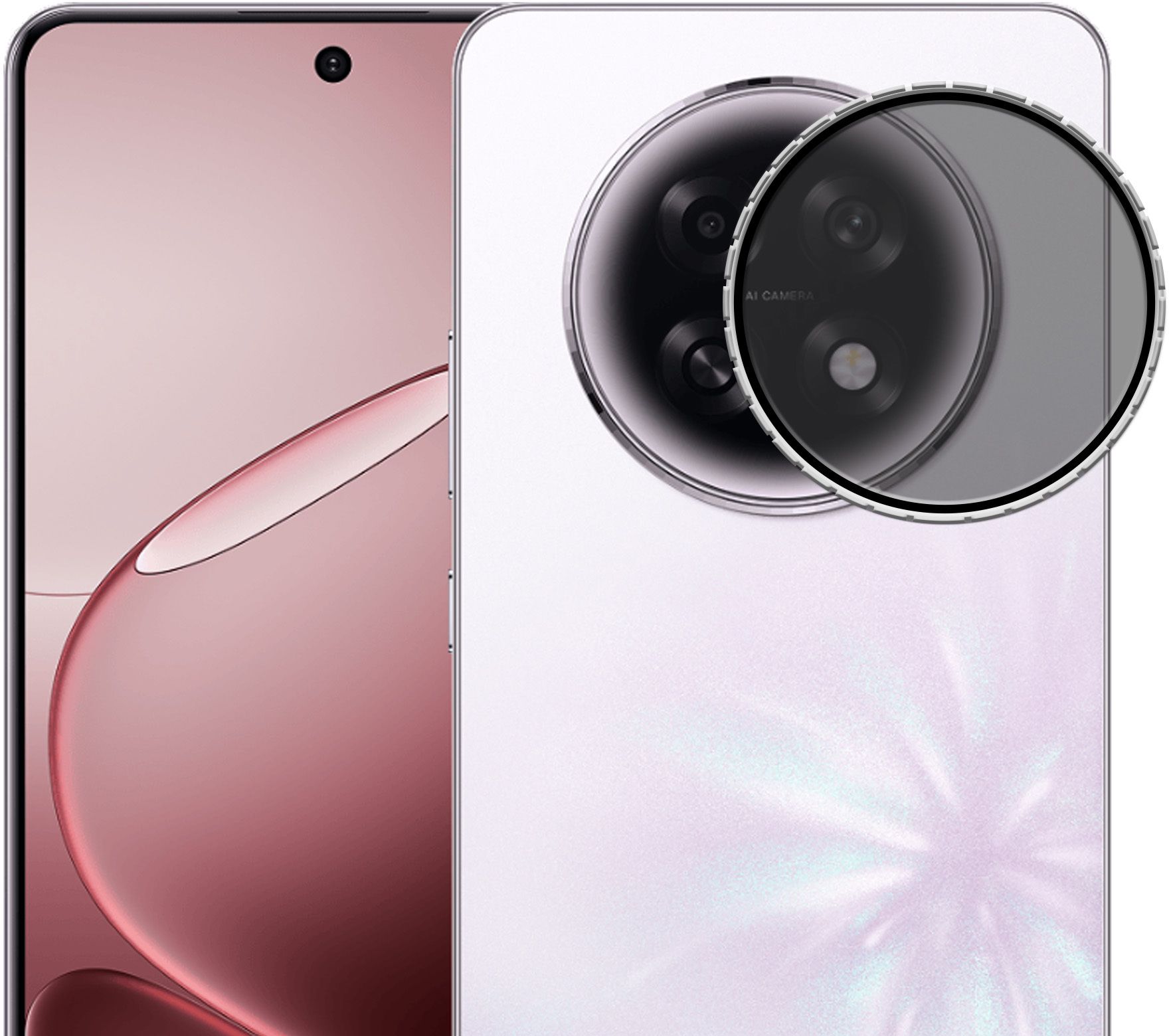 BLATE Back Camera Lens Glass Protector for OPPO F31 PRO PLUS SILVER CAMERA LENS PROTECTOR RING-image-41