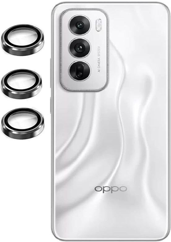 CRUNK Back Camera Lens Glass Protector for OPPO RENO 12 PRO 5G SILVER CAMERA LENS PROTECTOR RING-image-27