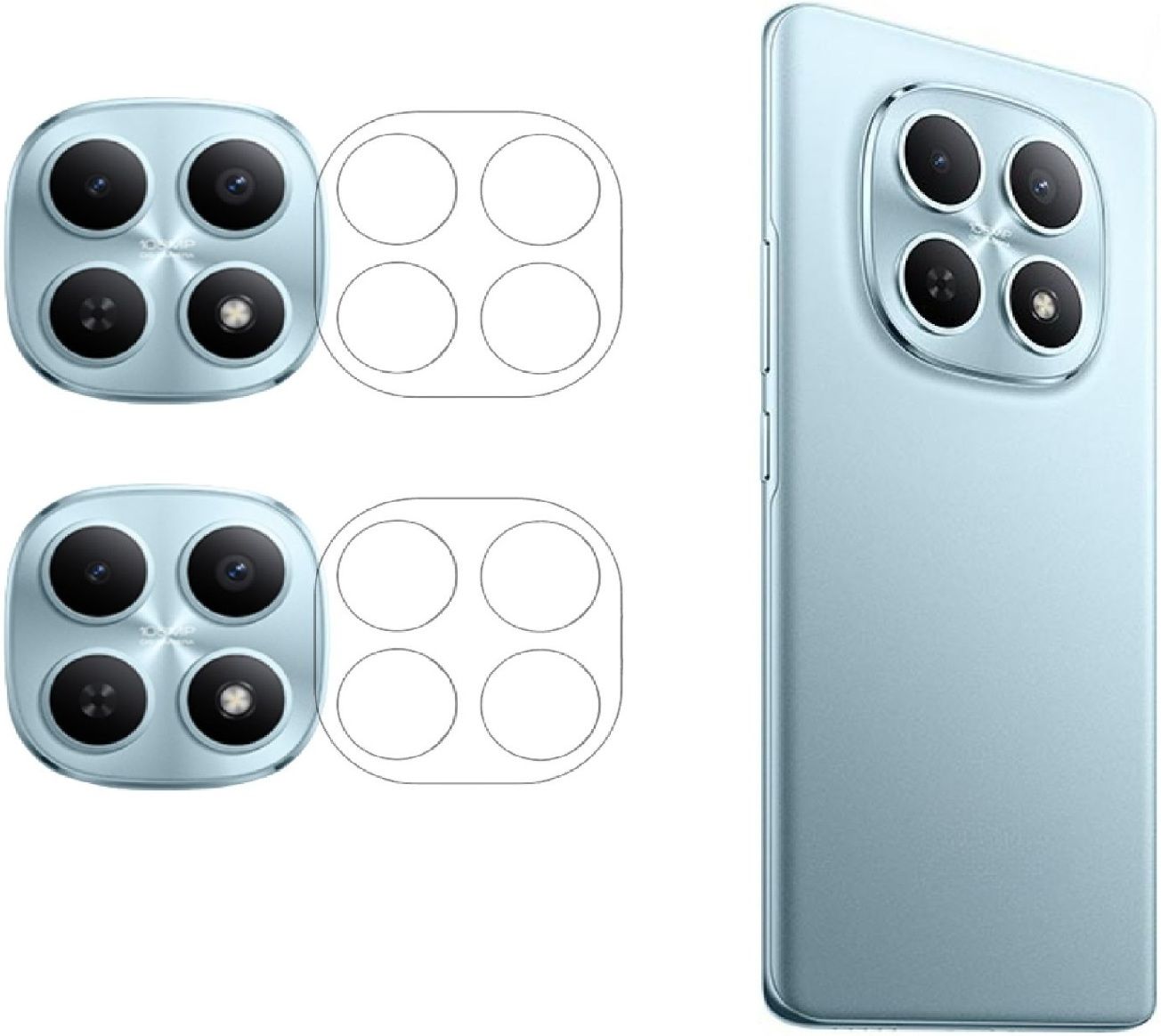 ISAAK Back Camera Lens Glass Protector for Redmi Note 15 5G-image-9