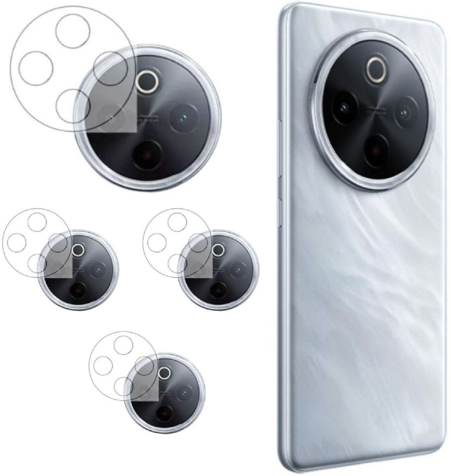 ISAAK Back Camera Lens Glass Protector for Vivo T4 5G-image-12