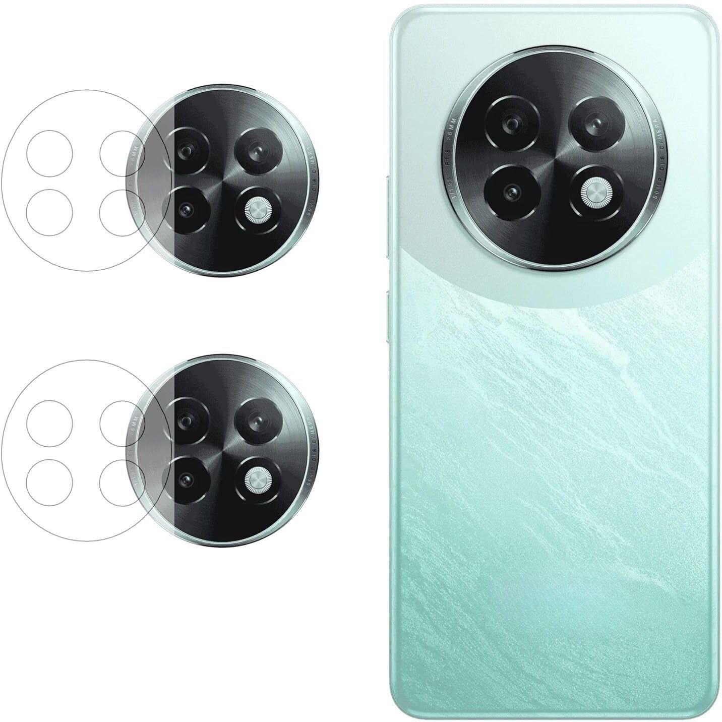 MRKOLI Back Camera Lens Glass Protector for REALME 15 LITE-picture-24