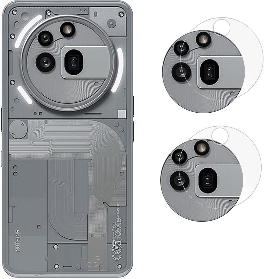 MRKOLI Back Camera Lens Glass Protector for Nothing Phone (3a) Pro
