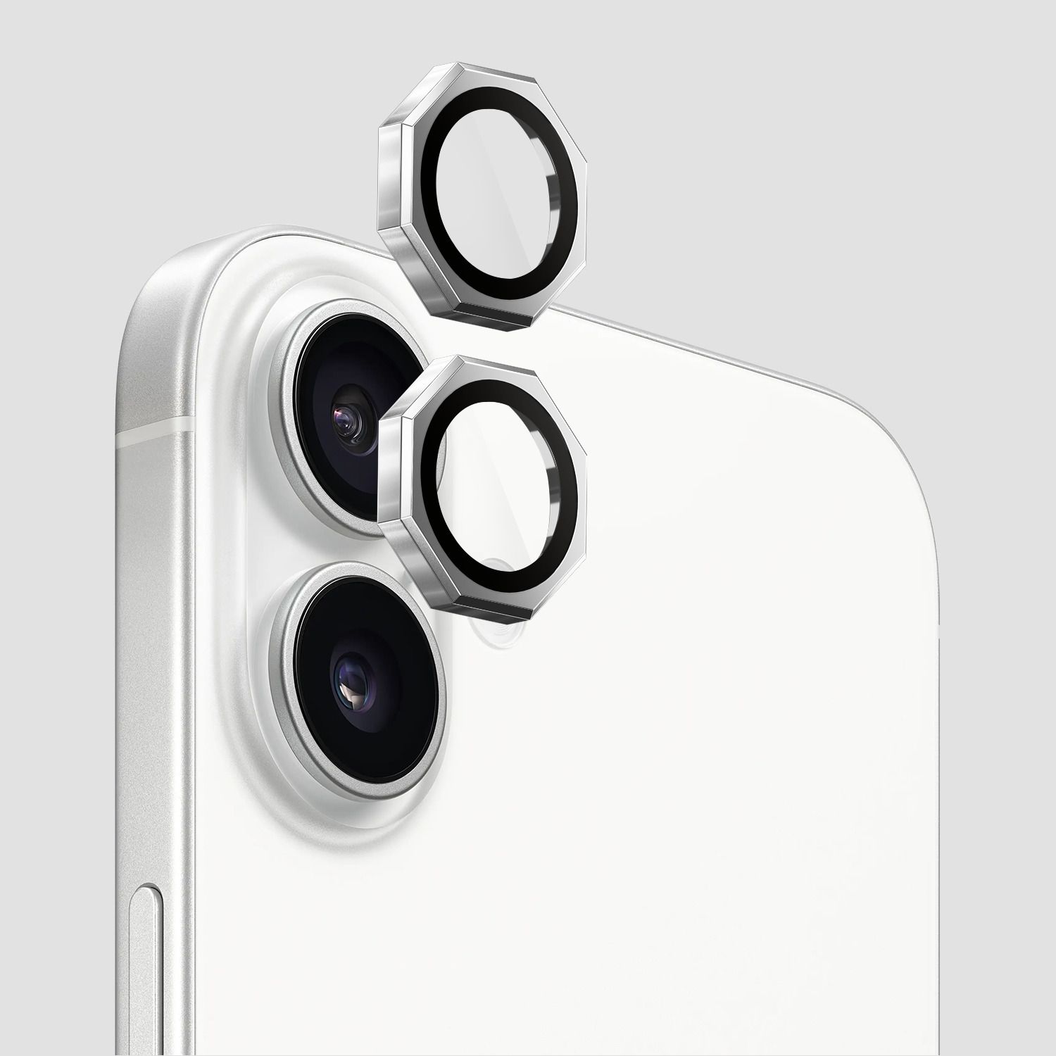 CASENED Back Camera Lens Ring Guard Protector for Apple iPhone 16/17 iPhone 16 Plus-image-19
