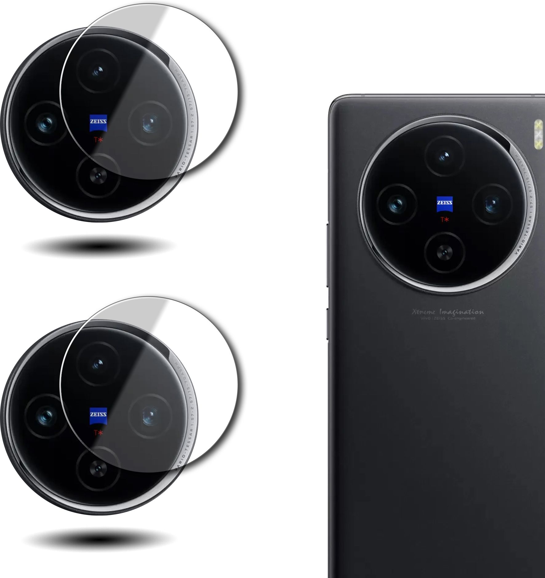 Hi-Cam Back Camera Lens Glass Protector for Vivo X100-image-35