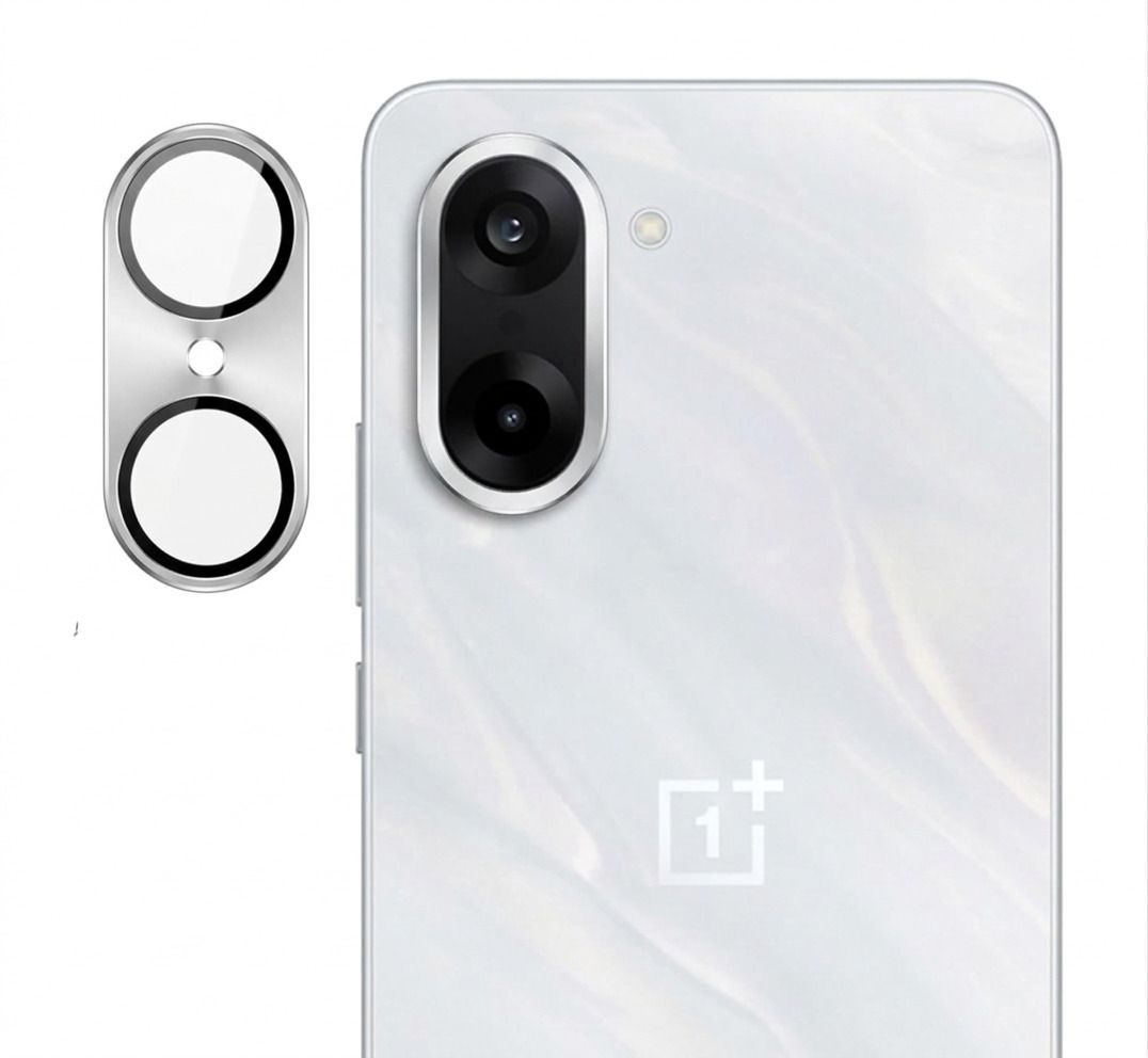 ZINGER Back Camera Lens Glass Protector for ONEPLUS NORD CE5 SILVER CAMERA LENS PROTECTOR RING-image-1