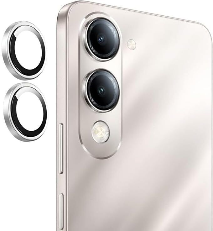 TELESHIELD Back Camera Lens Glass Protector for VIVO Y19S 4G SILVER CAMERA LENS PROTECTOR RING-picture-34