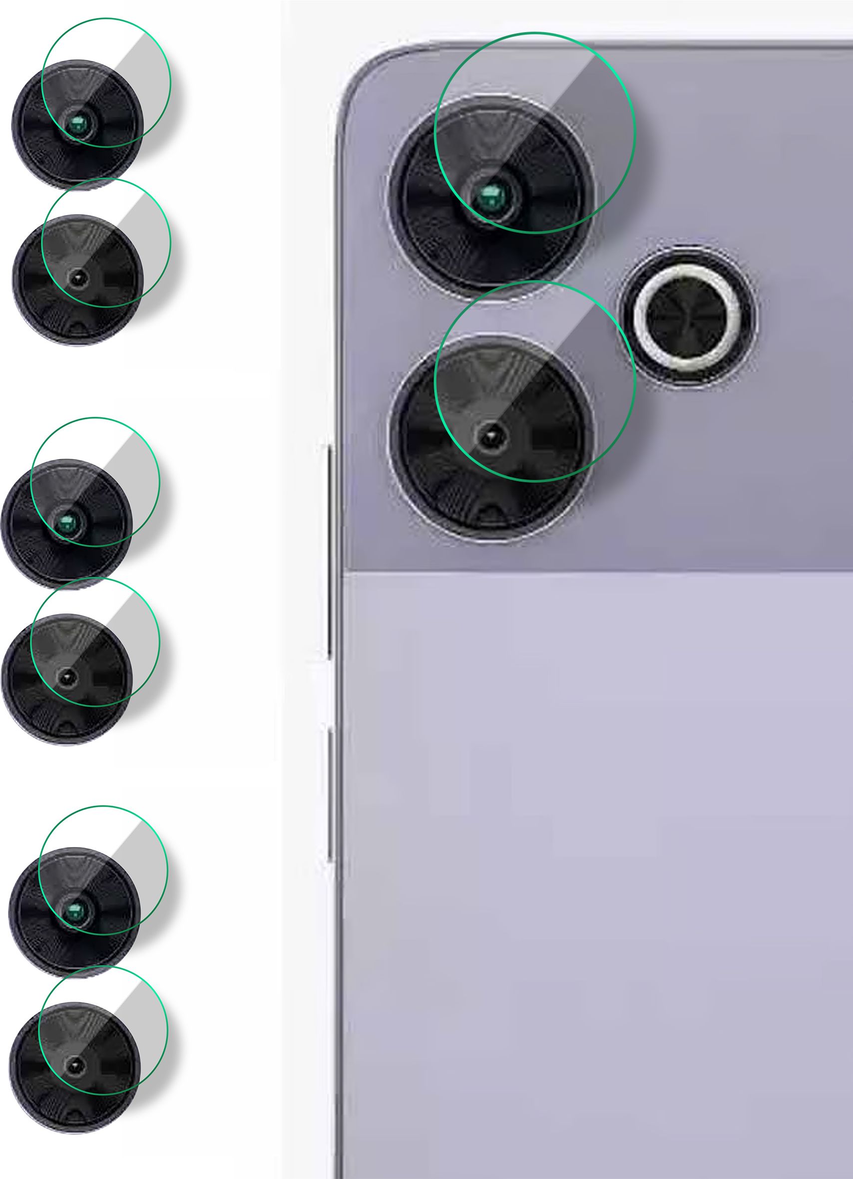 Nazomi Tech Back Camera Lens Glass Protector for POCO M6 Plus 5G-image-34