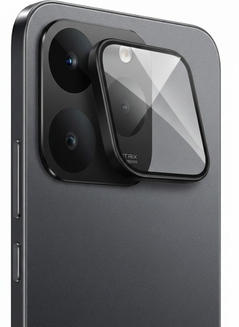 Zyxo Back Camera Lens Ring Guard Protector, Camera Lens Glass Protector for realme 15T 5G 9H Camera Ring Ultra-HD Metal Ring Frame-image-25