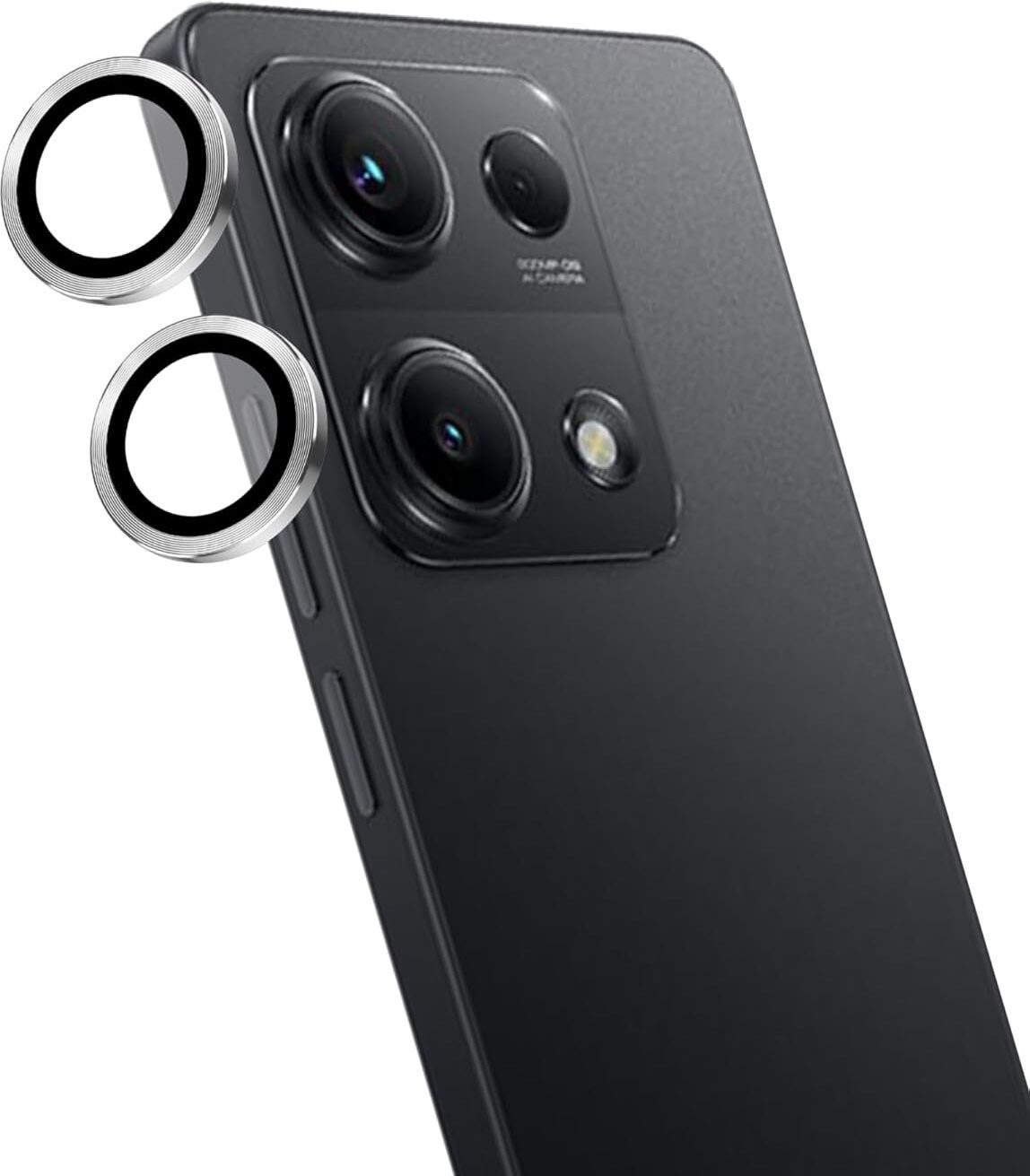 OBSTINATE Back Camera Lens Glass Protector for REDMI NOTE 14S SILVER CAMERA LENS PROTECTOR RING-image-16