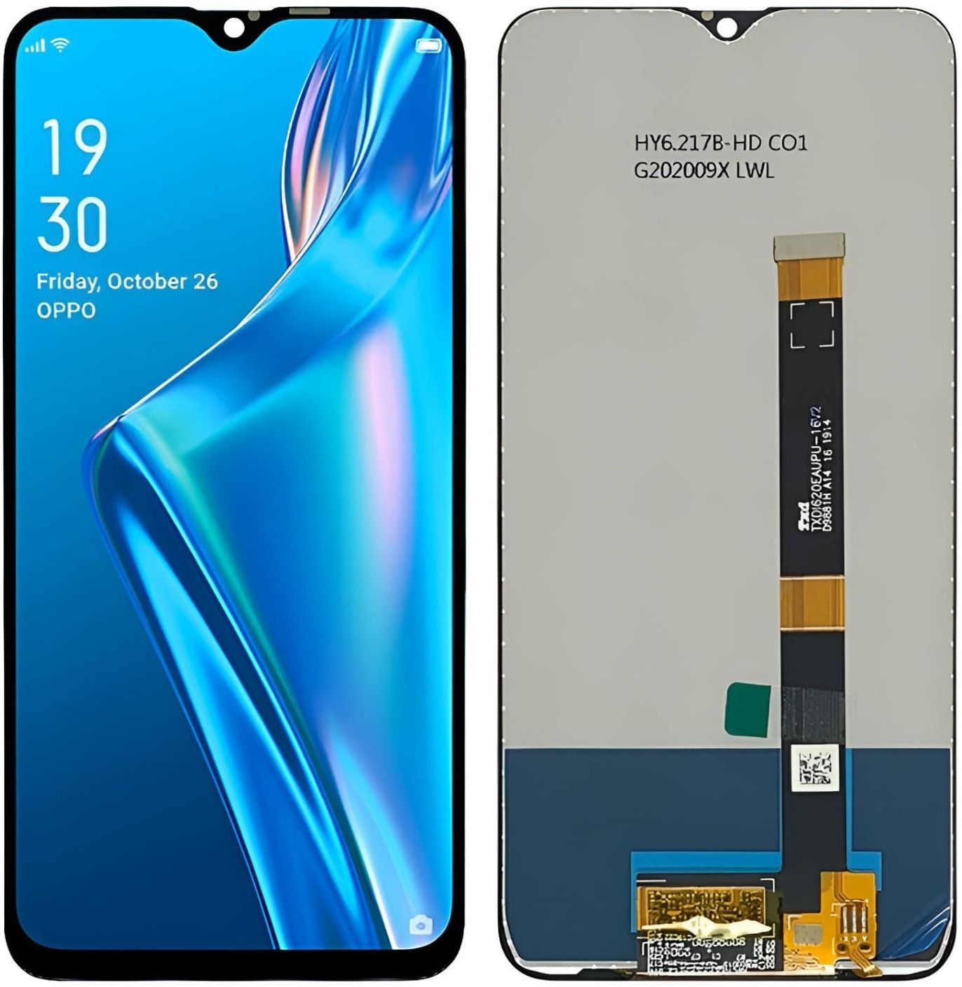 SSP TELECOM Haptic/Tactile touchscreen Mobile Display for OPPO & REALME Oppo - A7, A5S , A12, A11k & REALME - 3,3i