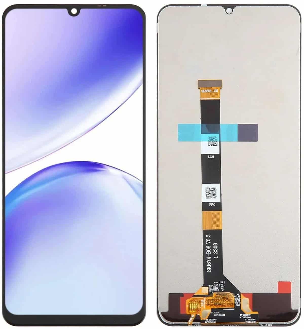 SSP TELECOM IPS LCD Mobile Display for Oppo & realme N53, C53, C51